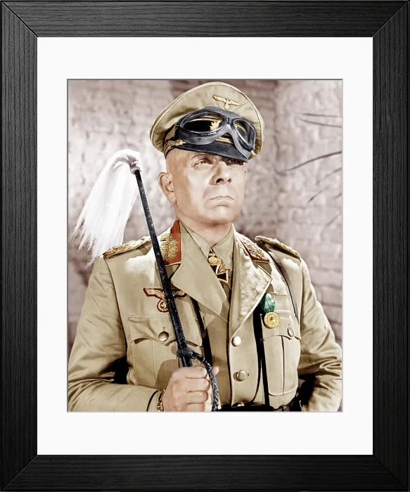 Framed Print : FIVE GRAVES TO CAIRO, Erich von Stroheim, 1943