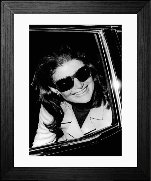 Framed Print : Jacqueline Kennedy Onassis smiles as she talks with newsman upon arrival at Logan International Airport. April 26, 1970. (CSU_ALPHA_814) CSU Archives / Everett Collection Framed Print : Jacqueline Kennedy Onassis smiles as she talks with newsman upon arrival at Logan International Airport. April 26, 1970. (CSU_ALPHA_814) CSU Archives / Everett Collection