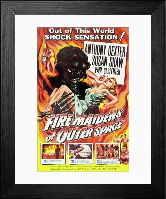 Framed Print : FIRE MAIDENS OF OUTER SPACE, 1956