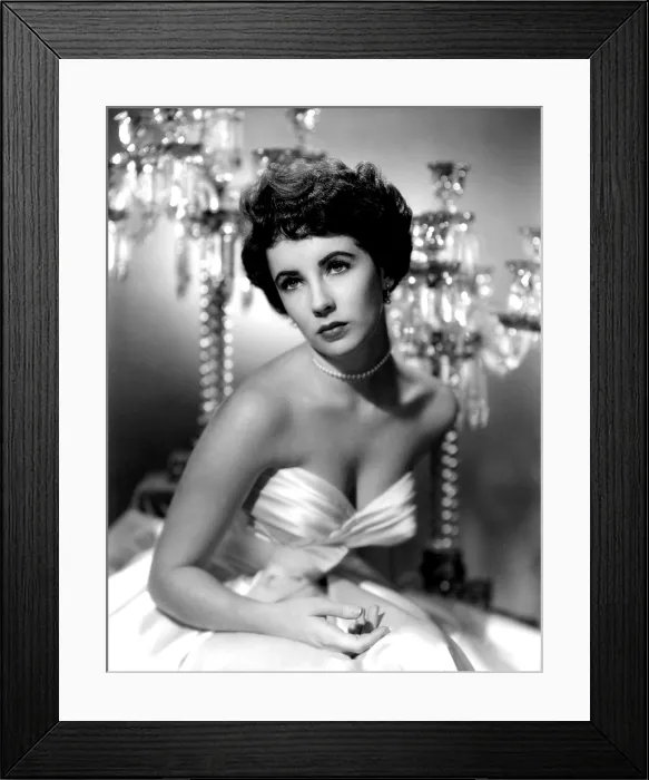 Framed Print : Elizabeth Taylor, ca. early 1950s Framed Print : Elizabeth Taylor, ca. early 1950s