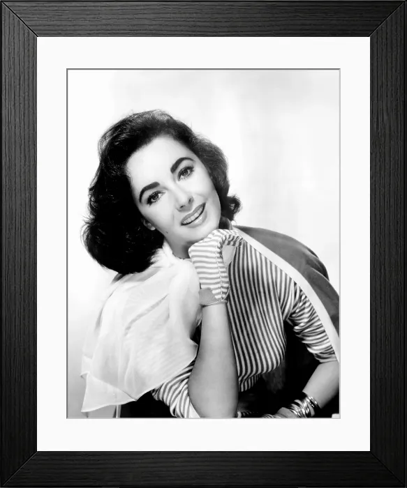 Framed Print : Elizabeth Taylor, 1957