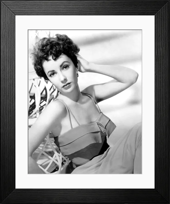 Framed Print : Elizabeth Taylor, ca. early 1950s Framed Print : Elizabeth Taylor, ca. early 1950s