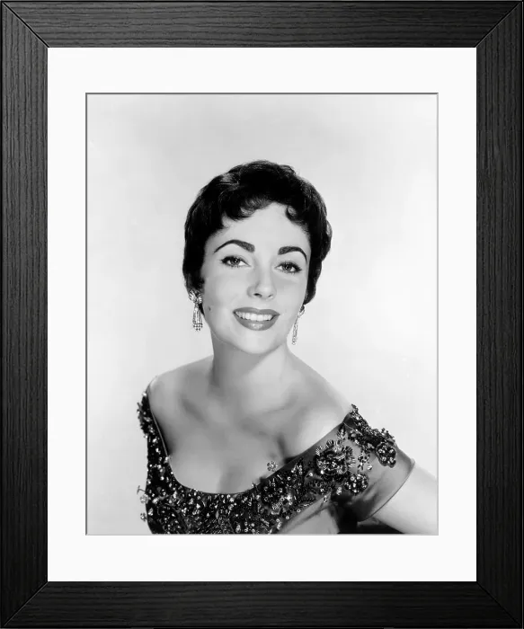 Framed Print : Elizabeth Taylor, ca. 1954