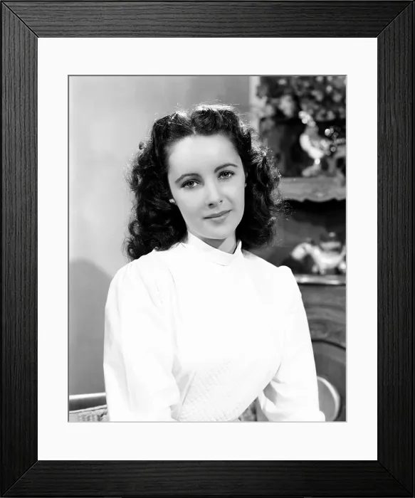 Framed Print : Elizabeth Taylor, ca. 1946 Framed Print : Elizabeth Taylor, ca. 1946