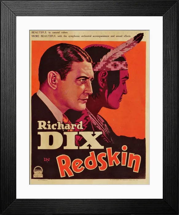 Framed Print : REDSKIN, Richard Dix, 1929
