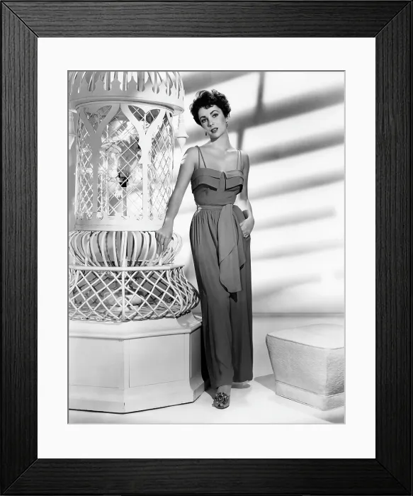 Framed Print : Elizabeth Taylor, circa 1950s