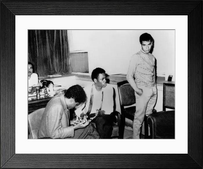 Framed Print : Popular Front for the Liberation of Palestine hijackers in Cairo