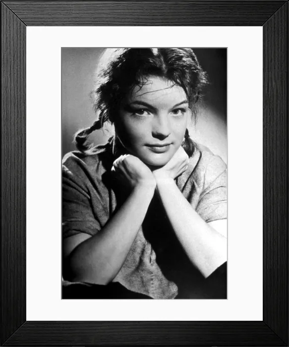 Framed Print : THE GIRL AND THE LEGEND, (aka ROBINSON SOLL NICHT STERBEN, Romy Schneider, 1957) Framed Print : THE GIRL AND THE LEGEND, (aka ROBINSON SOLL NICHT STERBEN, Romy Schneider, 1957)
