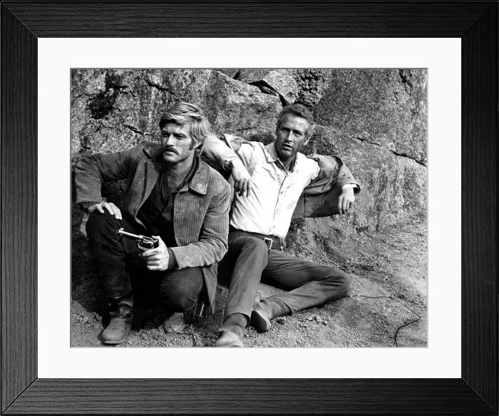 Framed Print : BUTCH CASSIDY AND THE SUNDANCE KID, Robert Redford, Paul Newman, 1969. TM and Copyright (c) 20th Century Fox Film Corp. All rights reserved. Courtesy: Everett Collection Framed Print : BUTCH CASSIDY AND THE SUNDANCE KID, Robert Redford, Paul Newman, 1969. TM and Copyright (c) 20th Century Fox Film Corp. All rights reserved. Courtesy: Everett Collection