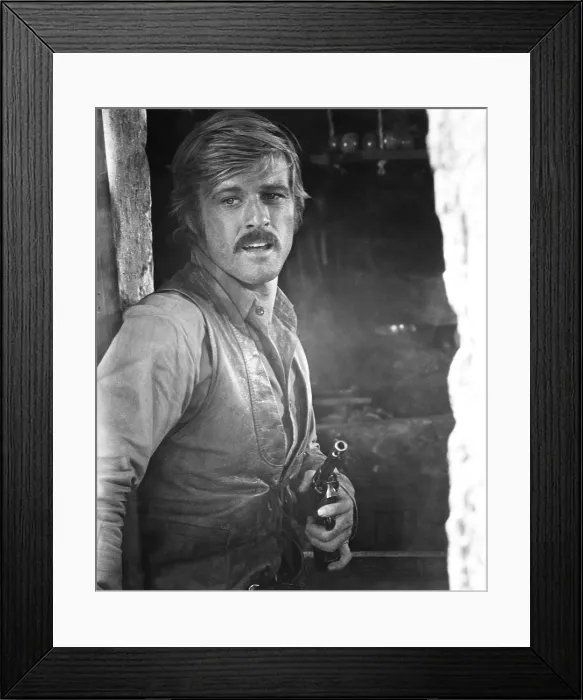 Framed Print : BUTCH CASSIDY AND THE SUNDANCE KID, Robert Redford, 1969, TM & Copyright 20th Century Fox Film Corp. / courtesy Everett Collection