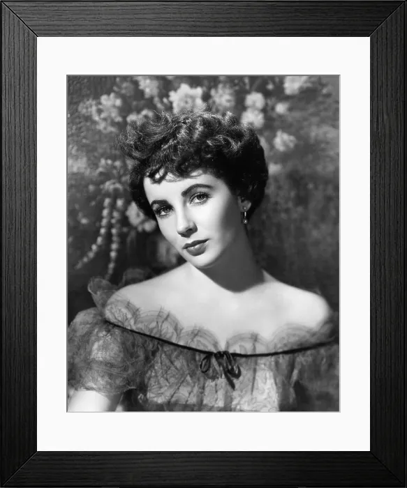 Framed Print : Elizabeth Taylor, ca. early 1950s Framed Print : Elizabeth Taylor, ca. early 1950s