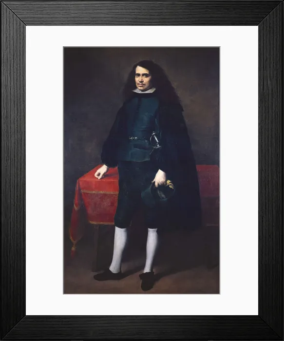 Framed Print : MURILLO, Bartolom Esteban (1617-1682). A Gentleman with a Ruff Collar. ca. 1670 - ca. 1682. Oil on canvas. SPAIN. Madrid. Prado Museum. AISA / Everett Collection**US SALES ONLY**