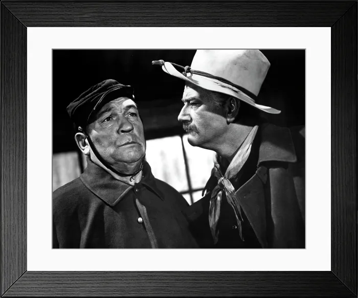 Framed Print : SHE WORE A YELLOW RIBBON, Victor McLaglen, John Wayne, 1949