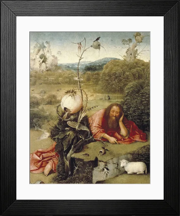 Framed Print : Bosch, Hieronymus Van Aeken, called (1450-1516). St. 1504-1505. Flemish art. Oil on wood. SPAIN. Madrid. Lzaro Galdiano Foundation. AISA / Everett Collection**US SALES ONLY**