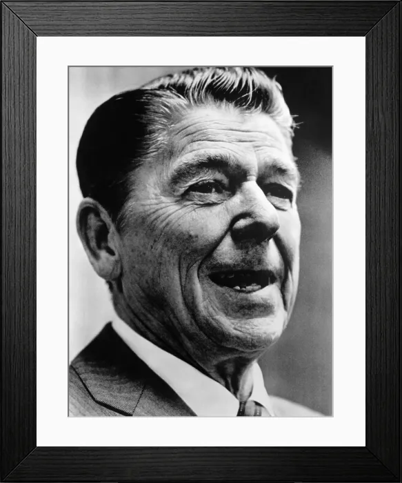 Framed Print : Ronald Reagan, former Governor of California plans to play a major role in rebuilding the Republican party. Dec. 27, 1976. (CSU_ALPHA_443) CSU Archives / Everett Collection