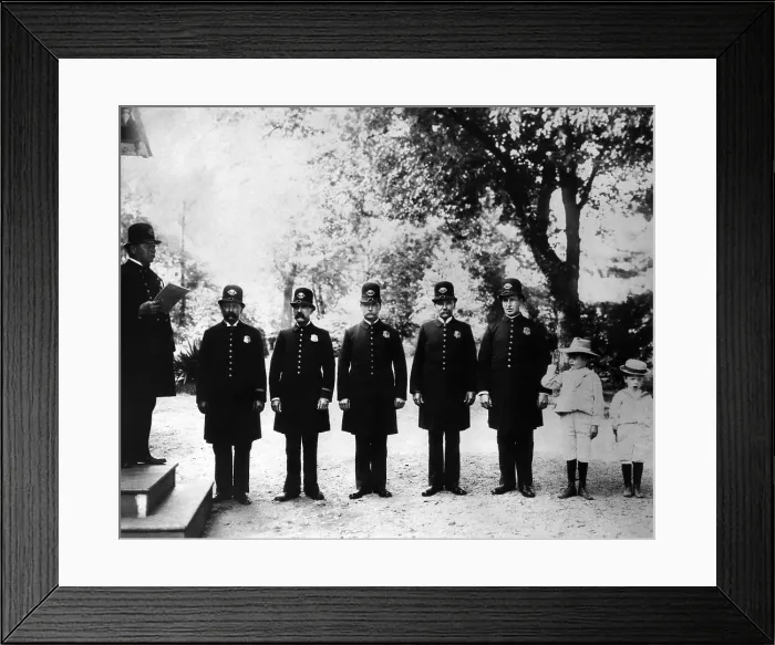 Framed Print : Quentin Roosevelt and Archie Roosevelt join the White House Police for inspection. 1902 photo by Frances Benjamin Johnston. (CSU_ALPHA_152) CSU Archives / Everett Collection Framed Print : Quentin Roosevelt and Archie Roosevelt join the White House Police for inspection. 1902 photo by Frances Benjamin Johnston. (CSU_ALPHA_152) CSU Archives / Everett Collection