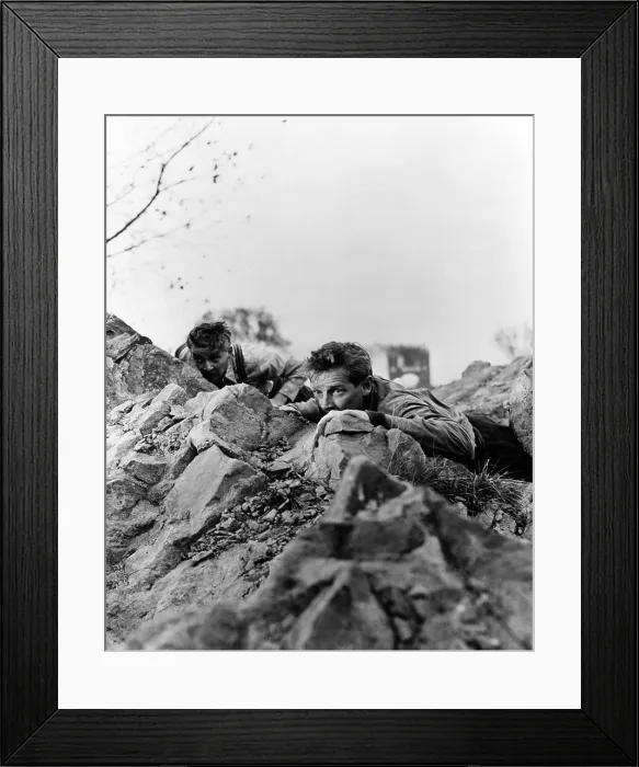 Framed Print : DECISION BEFORE DAWN, Oskar Werner, Richard Basehart, 1951. TM and Copyright 20th Century Fox Film Corp. All rights reserved. Courtesy: Everett Collection