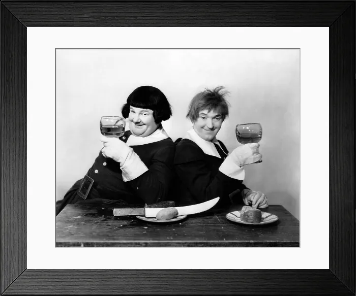 Framed Print : THE DEVIL'S BROTHER, Oliver Hardy, Stan Laurel, 1933