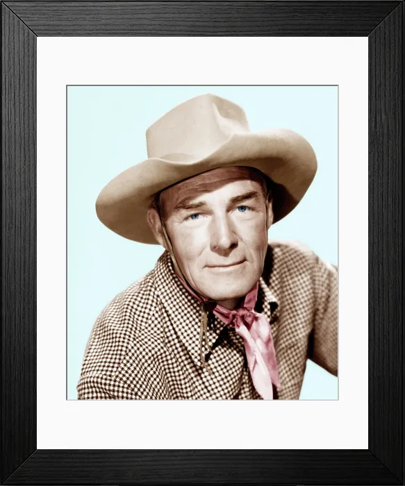 Framed Print : THE STRANGER WORE A GUN, Randolph Scott, 1953