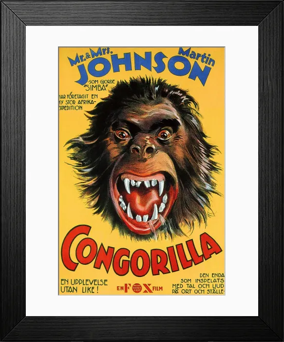 Framed Print : CONGORILLA, 1932, (c) 20th Century Fox, TM & Copyright  /  Courtesy: Everett Collection
