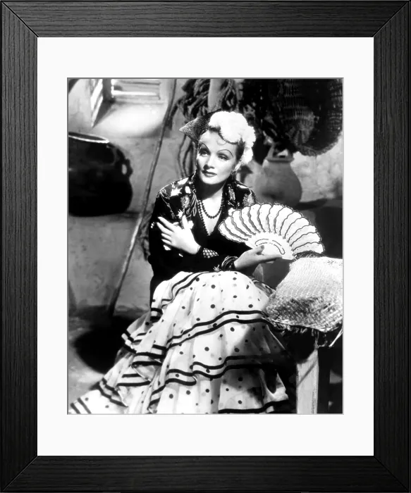 Framed Print : THE DEVIL IS A WOMAN, Marlene Dietrich, 1935