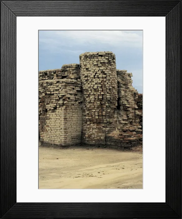 Framed Print : PAKISTAN. SINDH. Mohenjo-Daro. Harappa Culture (c. 2500-2000 BC). Public building. AISA / Everett Collection**US SALES ONLY**