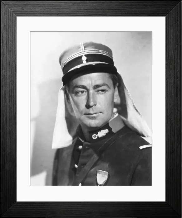 Framed Print : DESERT LEGION, Alan Ladd, 1953