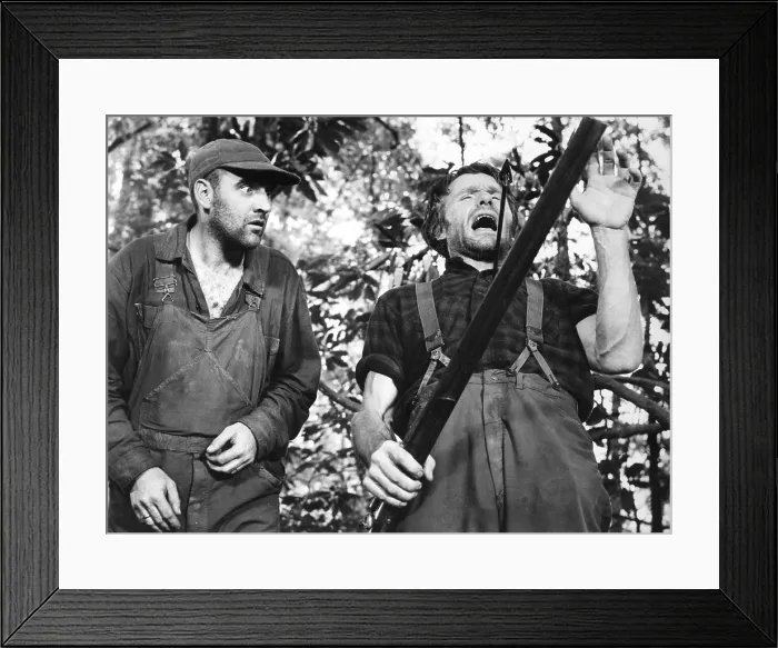 Framed Print : DELIVERANCE, Bill McKinney (on right), 1972