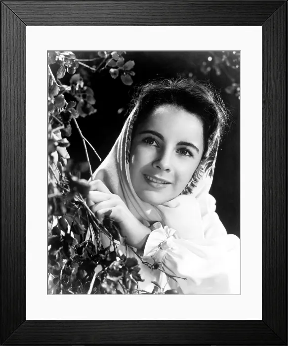 Framed Print : Elizabeth Taylor, ca. mid-1940s Framed Print : Elizabeth Taylor, ca. mid-1940s