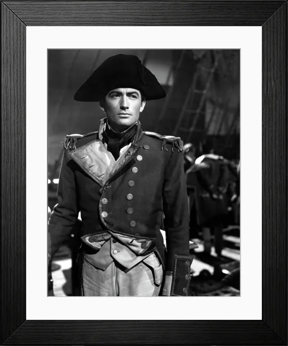 Framed Print : CAPTAIN HORATIO HORNBLOWER, Gregory Peck, 1951