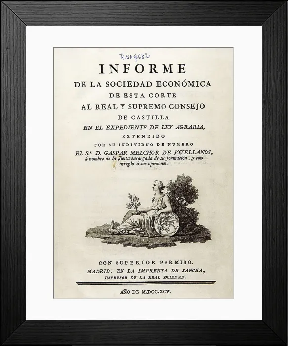 Framed Print : JOVELLANOS, Gaspar Melchor de (1744-1811) Framed Print : JOVELLANOS, Gaspar Melchor de (1744-1811)