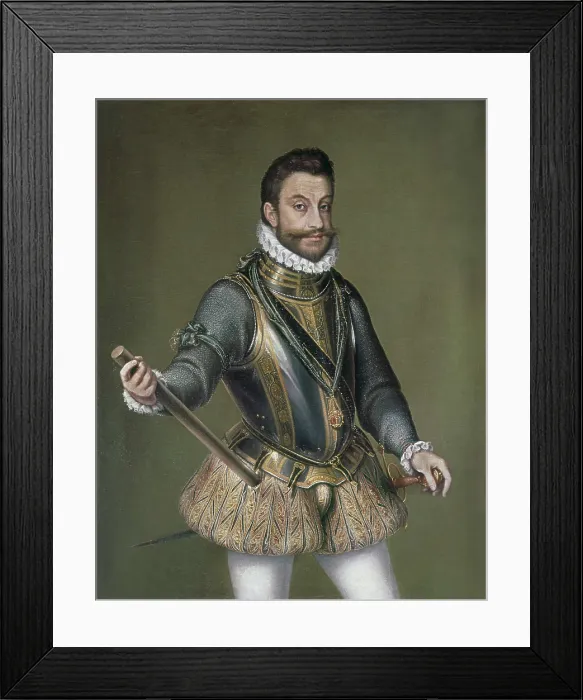 Framed Print : EMMANUEL PHILIBERT, Duke of Savoy (1528-1580). Painting. AISA / Everett Collection**US SALES ONLY**