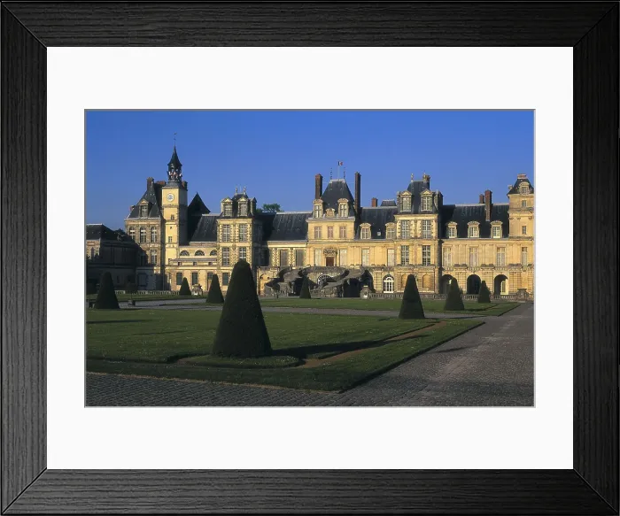 Framed Print : LE BRETON, Gilles (ca. 1506-1558). Chteau de Fontainebleau. 1528. FRANCE. LE-DE-FRANCE. SEINE-ET-MARNE. Fontainebleau. Renaissance art. AISA / Everett Collection**US SALES ONLY**