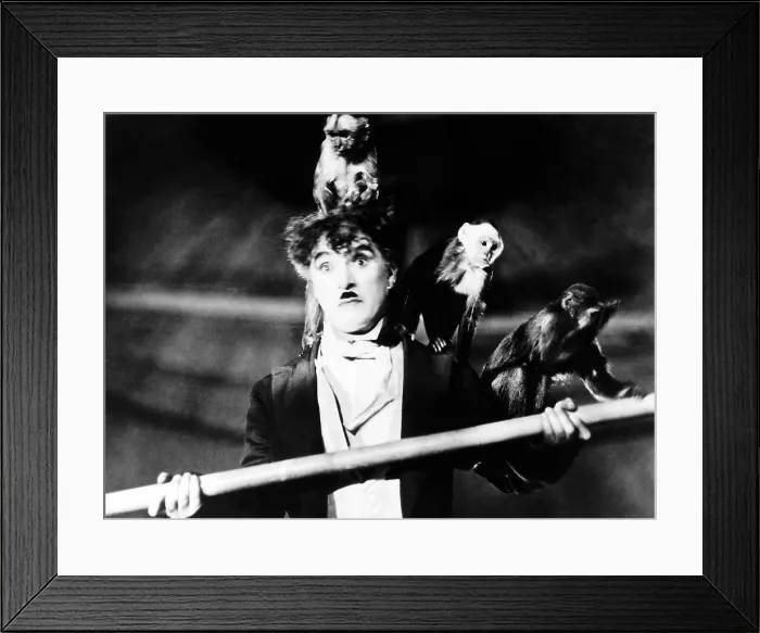 Framed Print : THE CIRCUS, Charlie Chaplin, 1928
