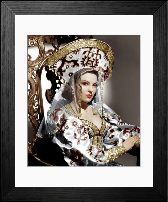Framed Print : SUMMER STORM, Linda Darnell, 1944