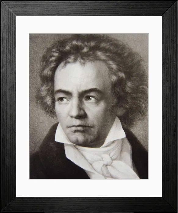 Framed Print : Beethoven, Ludwig, van. Litography. AISA / Everett Collection**US SALES ONLY** Framed Print : Beethoven, Ludwig, van. Litography. AISA / Everett Collection**US SALES ONLY**