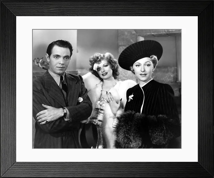 Framed Print : DANCE, GIRL, DANCE, Louis Hayward, Lucille Ball, Mary Carlisle, 1940