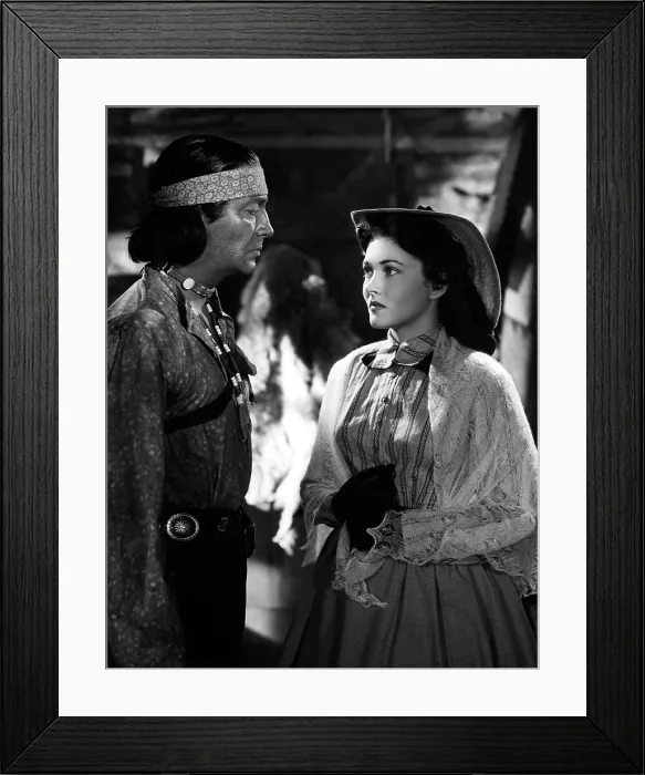 Framed Print : DEVIL'S DOORWAY, Robert Taylor, Paula Raymond, 1950
