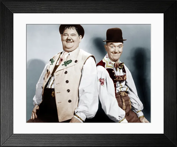 Framed Print : SWISS MISS, from left: Oliver Hardy, Stan Laurel [aka Laurel & Hardy], 1938