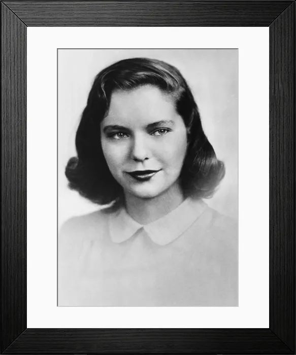 Framed Print : Paulina Longworth's engagement portrait, Aug. 1944. At age 19 she became engaged to Alexander McCormick Sturm