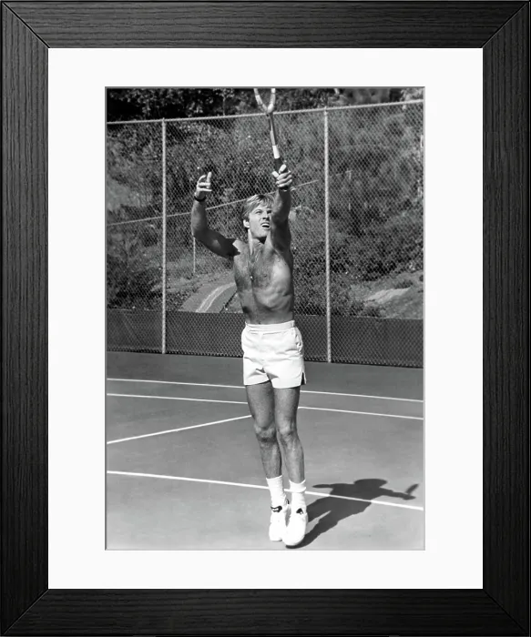 Framed Print : THE WAY WE WERE, Robert Redford, 1973, tennis