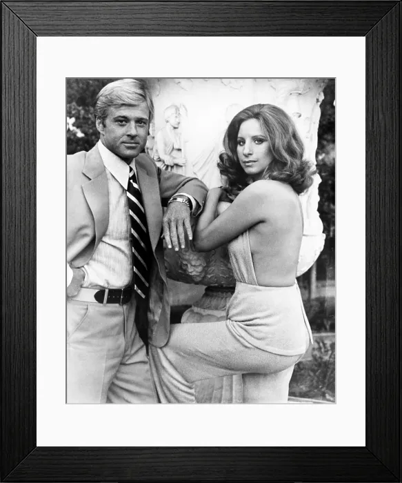 Framed Print : THE WAY WE WERE, from left, Robert Redford, Barbra Streisand, 1973 Framed Print : THE WAY WE WERE, from left, Robert Redford, Barbra Streisand, 1973