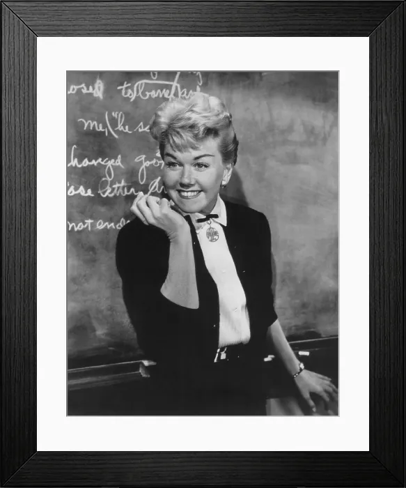 Framed Print : TEACHER'S PET, Doris Day, 1958