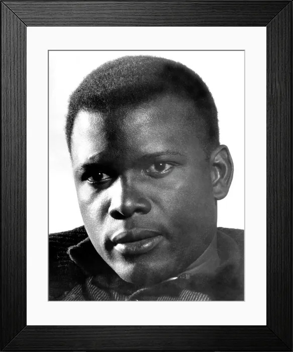 Framed Print : THE DEFIANT ONES, Sidney Poitier, 1958 Framed Print : THE DEFIANT ONES, Sidney Poitier, 1958