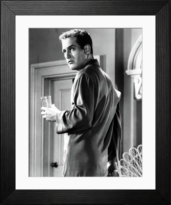 Framed Print : CAT ON A HOT TIN ROOF, Paul Newman, 1958, glass