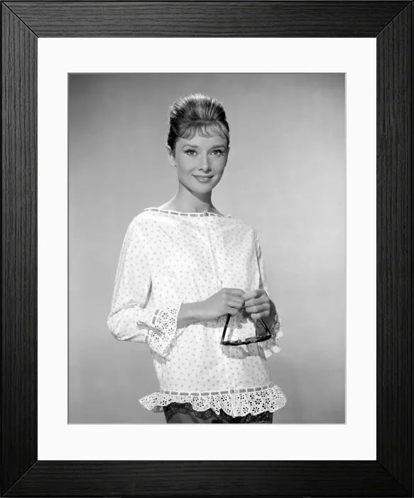 Framed Print : Audrey Hepburn, circa 1964