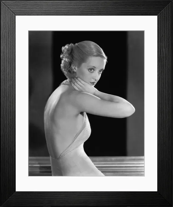 Framed Print : Bette Davis, circa 1933