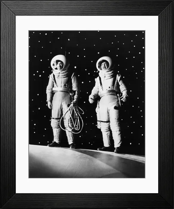 Framed Print : DESTINATION MOON, from left: Dick Wesson, Tom Powers, 1960 Framed Print : DESTINATION MOON, from left: Dick Wesson, Tom Powers, 1960