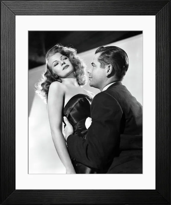 Framed Print : GILDA, Glenn Ford, Rita Hayworth, 1946