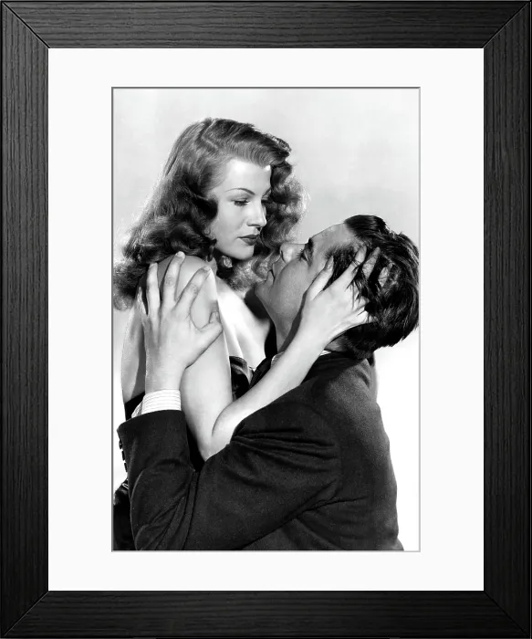 Framed Print : GILDA, Rita Hayworth, Glenn Ford, 1946